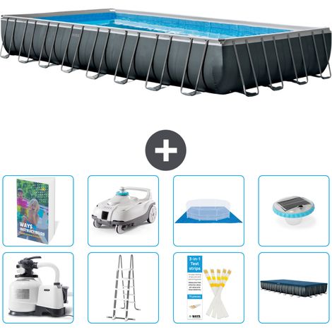 Intex Piscina Ultra XTR Rettangolare - 975x488x132 cm - 9-pezzi  S552 (1/4)