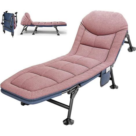 Sonnenliege Gartenliege Klappbar Auflage Campingliege 190x67x38cm (1/5)