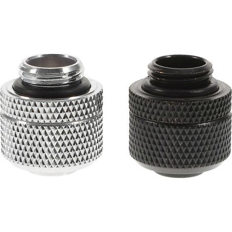 Kompressionsverschraubungen für Wasserkühlung, PC-Gewindeschlauchverbinder, G1/4-2,3 x 2 x 2 cm Verschraubungen (1/4)