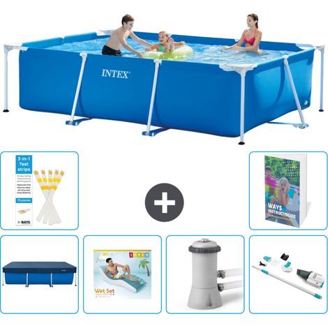 Rechteckiger Frame Pool - 300x200x75 cm - 7-teilig S62