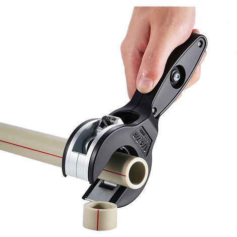 Coupe Tube Cuivre, Coupe-Tube à Cliquet 6 à 23 mm, Outils de Coupe en Acier, pour PPR PVC Métal Cuivre Aluminium (1/5)
