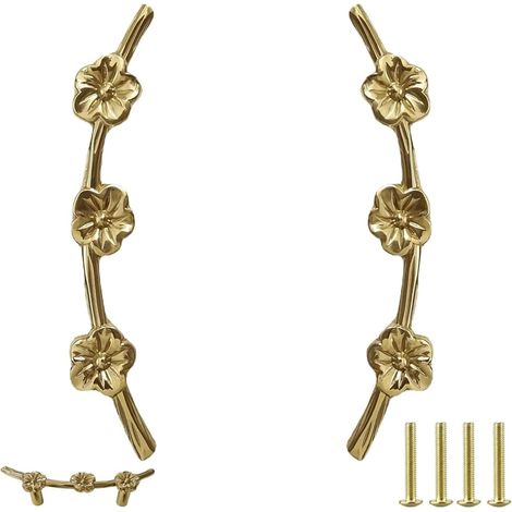 Poignées de meuble, boutons meuble en cuivre pur, tiroir style (1/5)