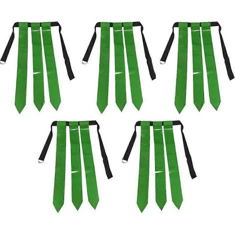 Ceinture de football américain avec drapeau vert, jeu de capture de drapeau pour jeunes, drapeau de taille adaptée à la pratique sportive (1/5)
