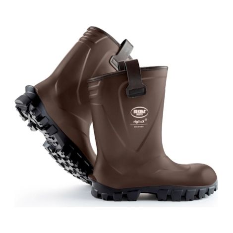 Demi-bottes fourrées RIGLITE marron S5 - 49 - BEKINA