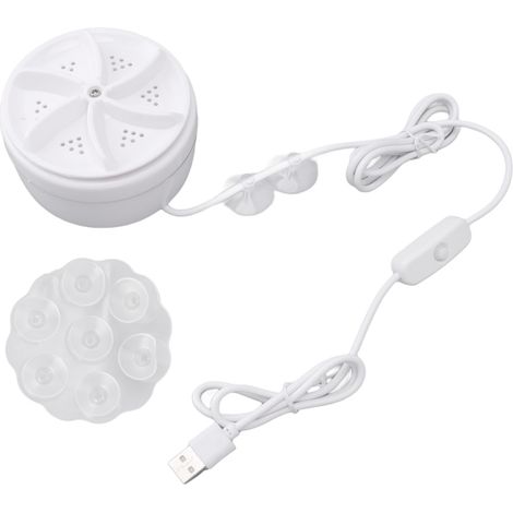 Mini machine à laver ultrasonique portable USB 5V 60W turbine pour vêtements chaussettes sous-vêtements (1/5)