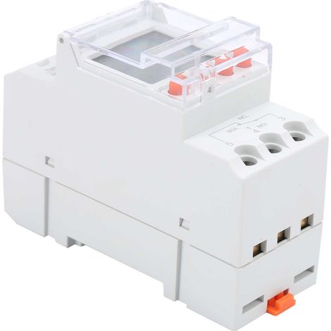 Interrupteur Horaire Programmable Analogique Rail DIN 85‑265V 30A Contrôle Puissance Maison Intelligente (1/5)