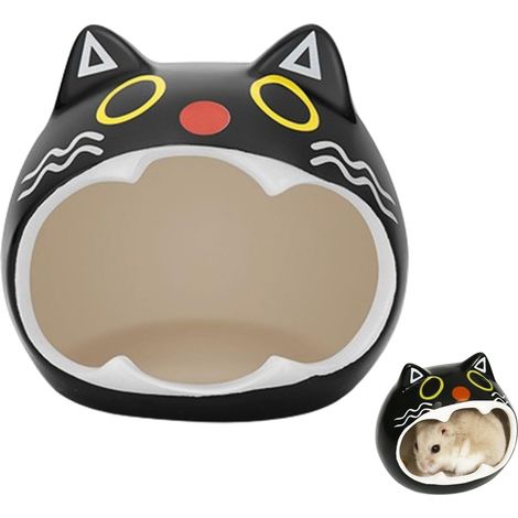 Maison De Hamster en Céramique, Cachette Et Habitats De Hamster, Maison pour Hamster, Hamsters Accessoires pour - MMCD-ZGL-05418 (1/5)
