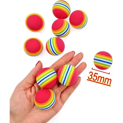 35mm Sponge Balls for Indoor Cat Foam Kitten Puppy Training Toys (1/4)