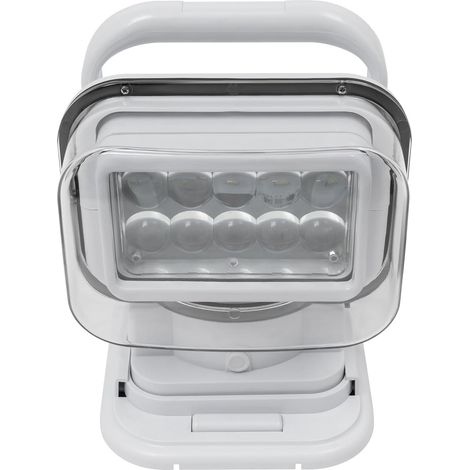 LED Lampe Projecteur de Recherche de Travail télécommandée par Radio Travail Peut pivoter de 360° vers Gauche Droite Peut être utilisé pour Camping randonnée Protection Nature l'éclairage