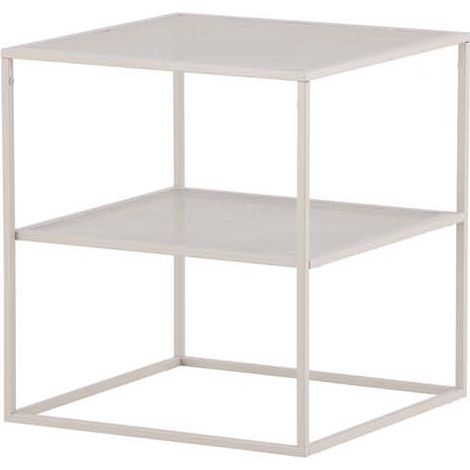 Netz Couchtisch , Beistelltisch beige.