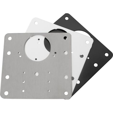 Topfband Reparatur Platte Schranktürscharnier defekte Scharnier Schrank SET KIT Schwarz (1/5)