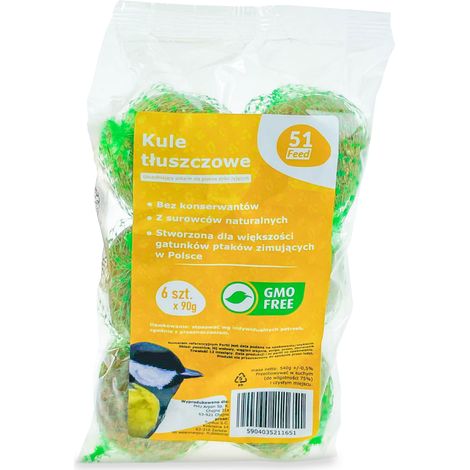 51FEED PALLINE DI GRASSO 6 x 90G