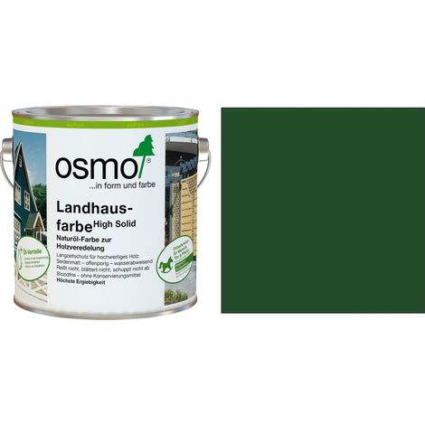 Osmo Landhausfarbe Tannengrün 0,75 l - 11400003 (1/2)