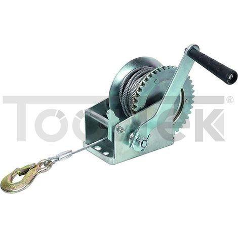 ARGANO VERRICELLO 2000Lb PARANCO MANUALE CAVO ACCIAIO 8mt