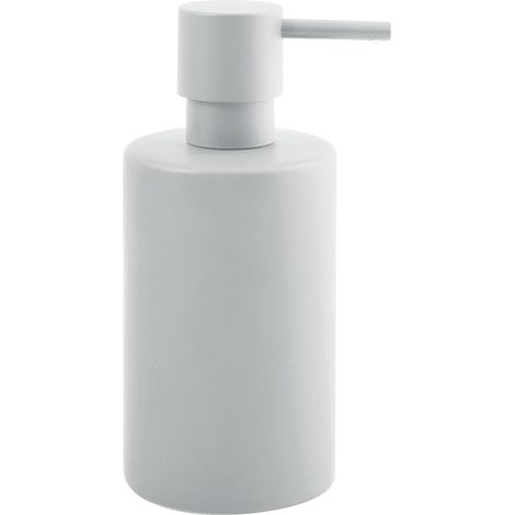 Tubo dispensador de jabón cerámico - Blanco mate