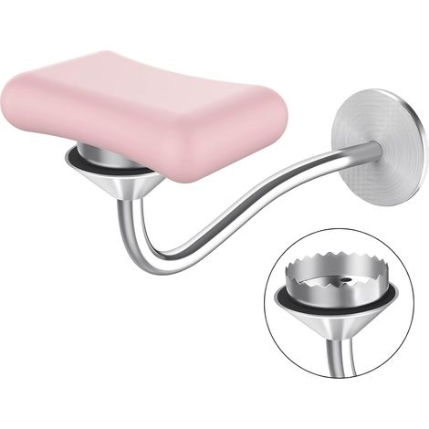 Porte-savon magnétique sans perçage, porte-savon de douche, porte-savon magnétique de voyage pour lavabo, douche et baignoire (1/5)