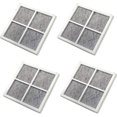 Lot de 4 filtres à air à charbon actif pour LG LT120F. élimination de la filtration HEPA pour fraîcheur du réfrigérateur (1/5)