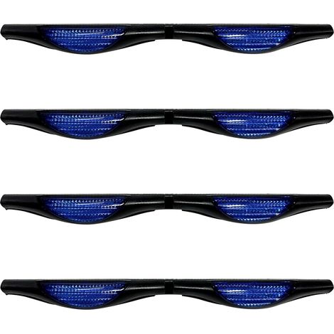(4 Stück Schutz, Bord de Portière de Voiture bleue, Protection de Bord de Voiture, Bande de Protection pour Portière de Voitur (1/5)