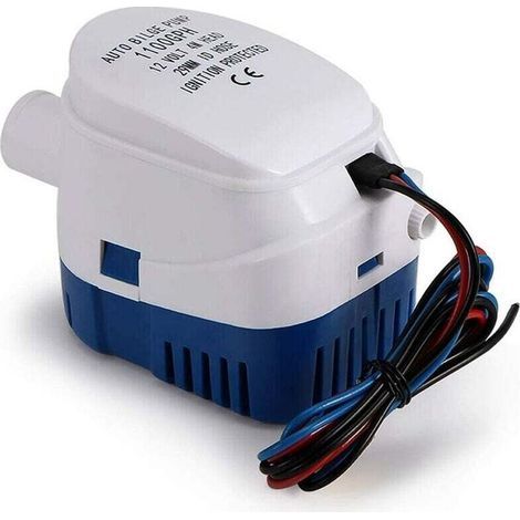 Pompe immergéePompes de cale, pompe de cale automatique 12 V 1100 GPH pompe de cale automatique marine submersible pompe à liquide silencieuse pour bateaux, étangs, piscines (1/5)