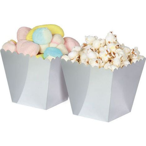 Big Party 6 Sweety Box Silver Metal cm.6,5 x 8 x 6,5