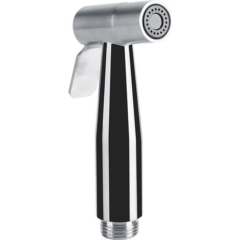 Ensemble de 3 douchettes bidet portables en acier inoxydable avec tuyau et support, kit de lavage de toilettes et douche G1/2 po (1/5)