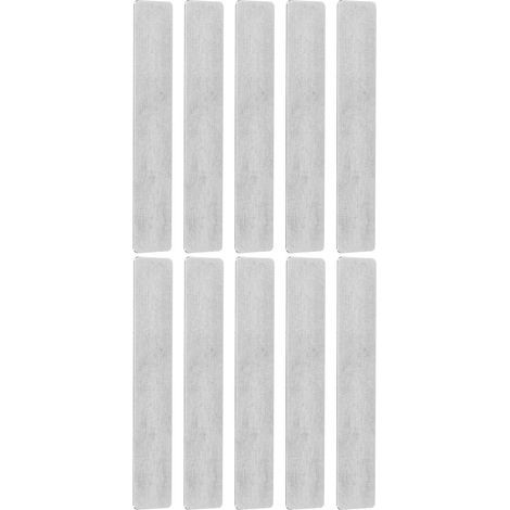 Clapet Compresseur Air Plaque de Soupape Rectangulaire 10 PièCes, Plaque de Soupape en Fonte Taille Standard pour Compresseur D'Air, Valves de Remplacement pour Cylindre de 51 mm pour 0,75-1,5KW (1/5)