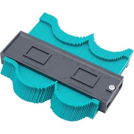 Plastic duct profile guide, plastic duct profile guide replicator, ABS material 5 inch (green). (1/5)