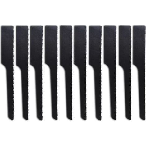Lames de scie de rechange, paquet de 10 pièces, 24 dents et 32 dents.
