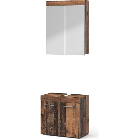 Badmöbel-Set Luna, Oldstyle, 2 Teile, Vicco