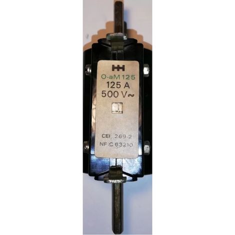 Hazemeyer 3327312 aM Messerkartusche – Größe 0 – 125 A – 500 V