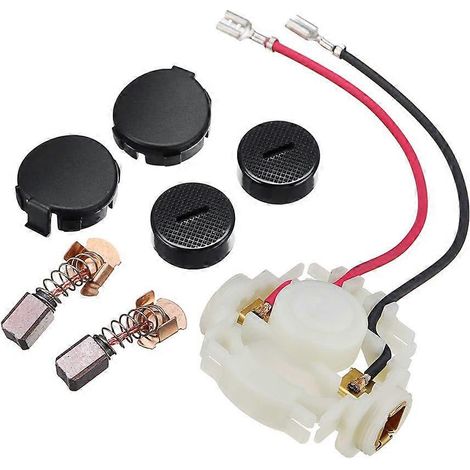Kit de balais de charbon + porte-balais + capuchons + couvercles pour Makita CB430, etc. (1/5)