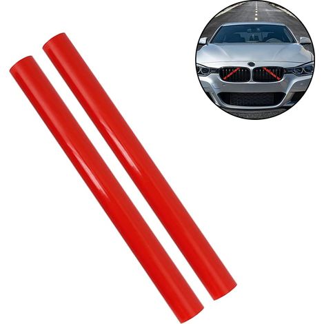 Insert Grille Avant - Bande Décorative Pour Calandre - Compatible BMW Série 1 à 7 - 33 x 3 x 3 cm - 2 Pièces (1/5)