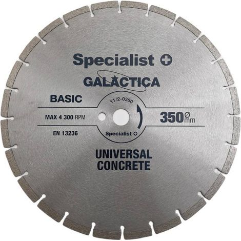 Disque à tronçonner diamanté Specialist GALACTICA 350x10x25 4 mm