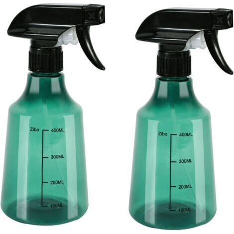 Bouteille d'eau (lot de 2) avec pastilles pour plantes, brume fine verte (1/4)