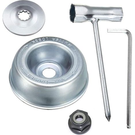 Head nut set for Stihl brushcutters FS55, FS55R, FS56, FS56RC, FS70R, FS80, FS85, FS90, FS90R, FS94, FS100RX, FS110, FS120, FS130, FS130R, FS200, FS250 (1/5)