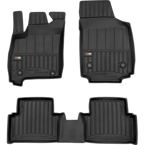 OMAC Tapis de sol en caoutchouc pour Opel Meriva 2003-2010 Noir Premium (1/5)