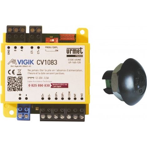Kit Centrale CV1083 + T25Vk2 pour site Lecture/écriture URMET KCV1083 (1/2)
