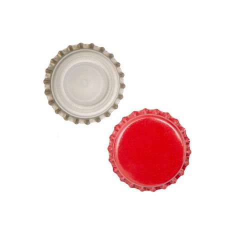 TAPPO CORONA D 29 MM BIDULE BASSA CF 200 PZ ROSSO
