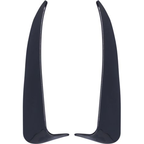 Ailerons arrière gauche/droite pour Mercedes-Benz Classe C W205 (C180/C200) – 2 pièces en plastique noir brillant (1/5)
