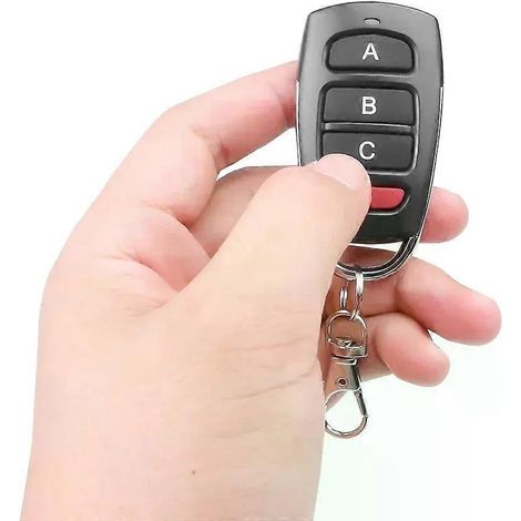 Télécommande sans fil RF 433 MHz pour porte de garage/portail : duplicata de code et ouvre-télécommande (JXLGV) (1/4)