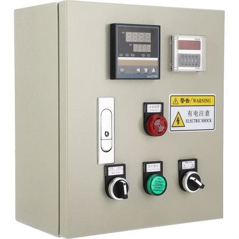 PID-Temperaturregler-Thermostatbox, 3-phasig, 15 kW, hochpräzise Digitalanzeige, intelligente Temperaturregelung, 380 V (1/5)