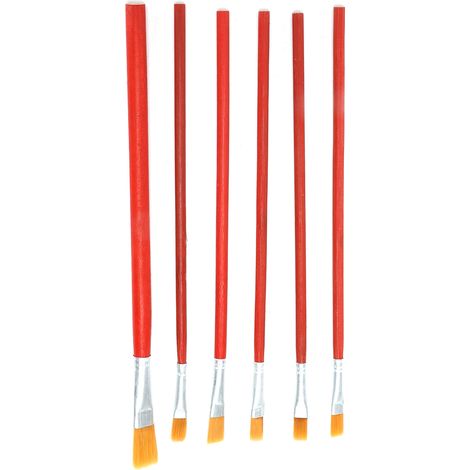 6Pcs Paint Brush Set Multifunctional Anti‑Shedding Bristles Watercolor Painting Brush for Painters and Students (1/5)
