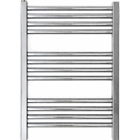 Scaldasalviette misto cromato, 660mm alto e 430mm largo - 179 Watt - FIO660/430V2CRO