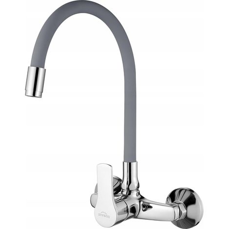 Invena Verso Küchenarmatur Grau Flexibles Minimallistisches Design