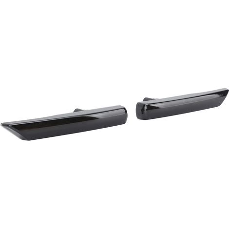 Grilles d'aération latérales avant gauche et droite (1 paire) avec feux intégrés, compatibles avec Freelander 2 et LR2 (2007-2014), noires. (1/5)