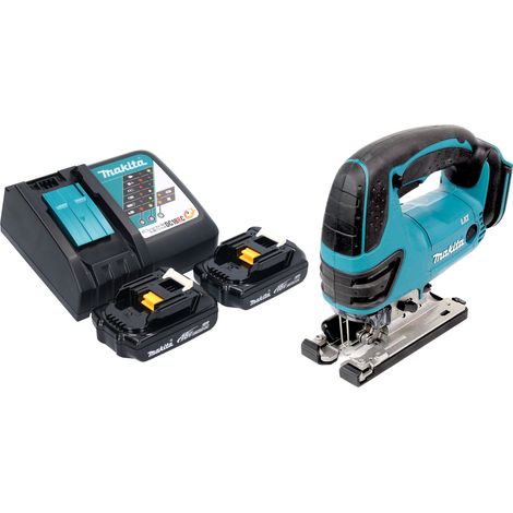 Makita DJV 180 RYX Akku Stichsäge 18 V 135 mm + 2x Akku 1,5 Ah + Ladegerät (1/5)