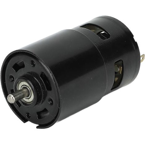 Drehmomentstarker 12-V-Elektromotor, 12.000 U/min Rundwelle, Spule aus rotem Kupfer, schnelle Belüftung, Gleichstrommotor für Ventilatoren (1/5)