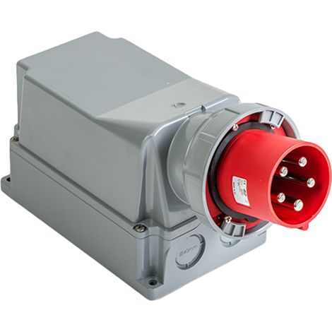 Socle Male En Saillie Tétrapolaire 125a 3p+n+t - étanche Ip67 - Ide (1/3)