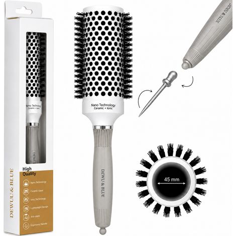 Brosse thermique en céramique pour le coiffage avec ionisation 45 mm (1/5)