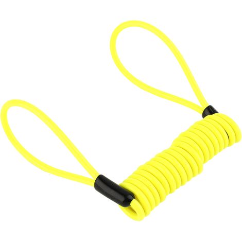 3,5-mm-Diebstahlsicherungskabel mit Sicherheitsanzeige für Roller, Quads und Motorräder, gelbes Bremsscheibenschloss-Werkzeug, robustes Diebstahlsicherungszubehör (1/5)